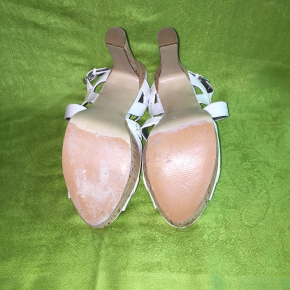 Guess White Platform Heels - Picture 5 of 8